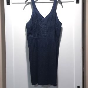 Old Navy Blue sleeveless dress with side zipper
